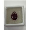 Image 1 : NATURAL RUBY 6.37CT, 13.06 X 9.19 X 5.35MM, PEAR CUT, MADAGASCAR, UNTREATED