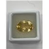 Image 1 : BEAUTIFUL CITRINE 10.13CT, 15.81 X 11.41 X 8.82MM, OVAL CUT, LOUPE CLEAN CLARITY, BRAZIL
