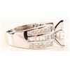 Image 4 : 14K White Gold Diamond Ring