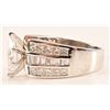Image 5 : 14K White Gold Diamond Ring