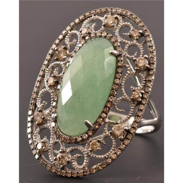 14kt White Gold Fashion Ring