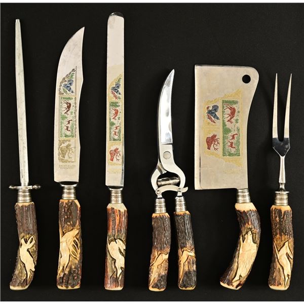 Walter Willms Solingen Stainless Carving Set