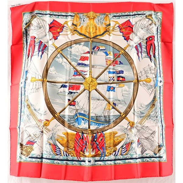 Hermes Paris Silk Scarf