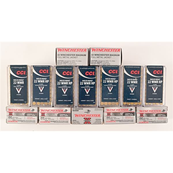(700) Rounds CCI & WInchester .22 Win Mag