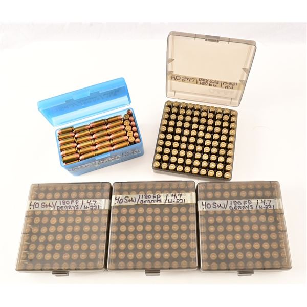 550+ Rounds Reloaded .40 S&W Ammo