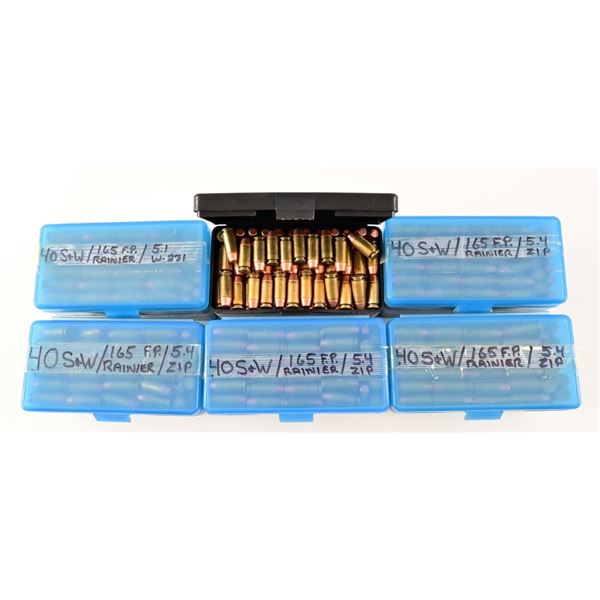 900+ Rounds Reloaded .40 S&W Ammo