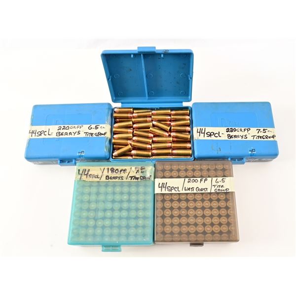 500 Rounds Reloaded .44 Special Ammunition