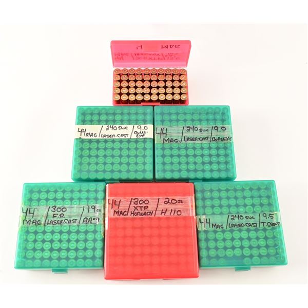 550 Rounds Reloaded .44 Magnum Ammunition