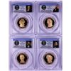 Image 1 : Lot of (4) 2010-S $1 Proof Presidential Dollar Coins PCGS PR69DCAM