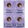 Image 2 : Lot of (4) 2010-S $1 Proof Presidential Dollar Coins PCGS PR69DCAM