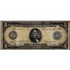 Image 1 : 1914 $5 Federal Reserve Note New York