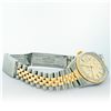 Image 8 : Rolex Mens Two Tone Rare Champagne Jubilee Index Oyster Perpetual Datejust Wristwatch