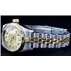 Image 8 : Rolex Ladies Two Tone Champagne Diamond Oyster Perpetual Datejust Wristwatch