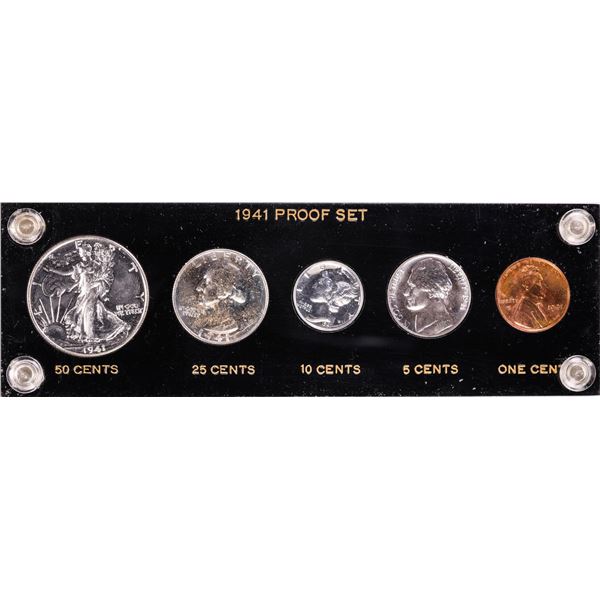 1941 No AW (5) Coin Proof Set