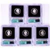 Image 2 : 2005-S Silver Proof State Quarter (5) Coin Set ICG PR70DCAM