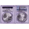 Image 1 : Lot of 2021-(S) & (W) Type 2 $1 American Silver Eagle Coins PCGS MS69 First Strike