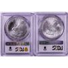 Image 2 : Lot of 2021-(S) & (W) Type 2 $1 American Silver Eagle Coins PCGS MS69 First Strike