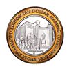 Image 1 : .999 Silver Las Vegas Club Nevada $10 Limited Edition Casino Gaming Token