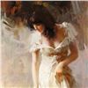 Image 2 : Pino (1939-2010) "White Rhapsody" Limited Edition Giclee On Canvas
