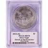 Image 2 : 2012-(S) $1 American Silver Eagle Coin PCGS MS70 Mercanti Signed San Francisco