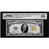 Image 1 : 1934A $10 North Africa WWII Emergency Silver Certificate Note PMG About Unc. 55