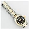 Image 7 : Rolex Ladies Black Diamond Oyster Perpetual Datejust