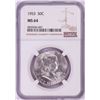 Image 1 : 1953 Franklin Half Dollar Coin NGC MS64