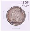 Image 1 : 1858-O Seated Liberty Half Dollar Coin