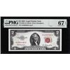 Image 1 : 1953 $2 Legal Tender Note Fr.1509 PMG Superb Gem Uncirculated 67EPQ