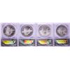 Image 2 : Lot of 2003-2006 $1 American Silver Eagle Coins ANACS MS69
