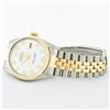 Image 5 : Rolex Men's Two Tone Mother Of Pearl VS Diamond Datejust Wristwatch