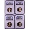 Image 1 : Lot of (4) 2013-S $1 Proof Presidential Dollar Coins NGC PF70 Ultra Cameo Early Releases