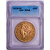 Image 1 : 1878-CC $20 Liberty Head Double Eagle Gold Coin ICG AU50