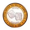 Image 1 : .999 Silver Slots A Fun Casino Las Vegas, NV $10 Limited Edition Casino Gaming Token