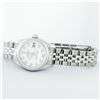 Image 5 : Rolex Ladies Stainless Steel White Diamond Quickset Datejust Wristwatch
