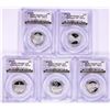 Image 1 : 2011-S Silver Proof National Parks Quarter (5) Coin Set PCGS PR69DCAM