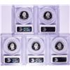 Image 2 : 2011-S Silver Proof National Parks Quarter (5) Coin Set PCGS PR69DCAM