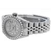 Image 8 : Rolex Ladies Stainless Steel Slate Grey Diamond Datejust Wristwatch