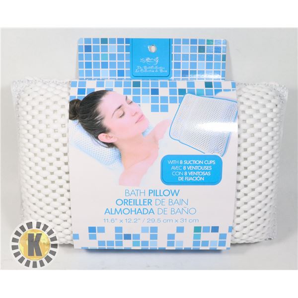 NEW 11.6" X 12.2" BATH PILLOW