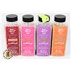 Image 1 : LOT OF 4 NEW ASSORTED SCENT BATH SALTS 500G EACH