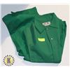 GREEN ONE-PIECE COVERALLS - SIZE 50