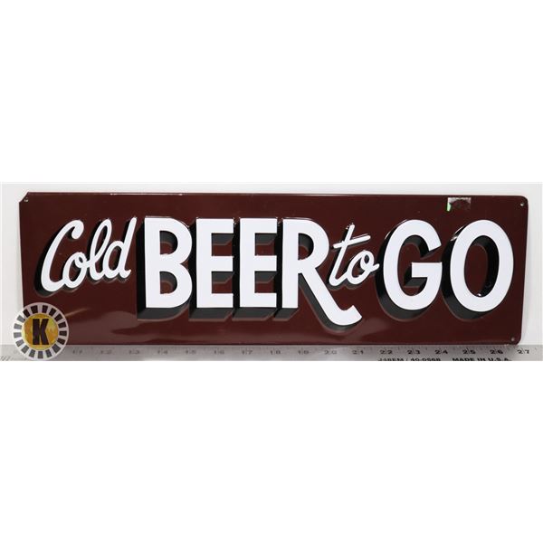 COLD BEER TO GO WALL PLATE