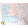 Image 1 : 3 PACK BABY GIRLS SLEEVELESS SLEEPER SIZE 6-9 M
