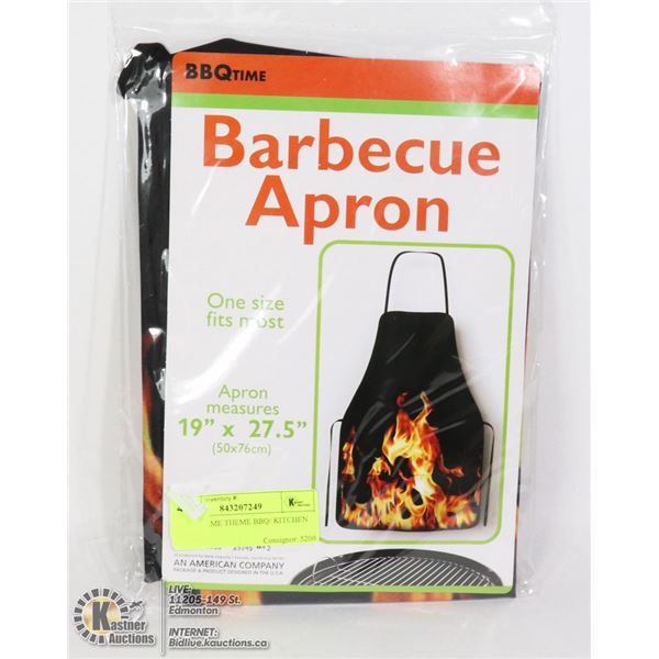 NEW FLAME THEME BARBECUE APRON -ONE SIZE FITS