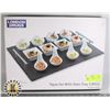 13 PIECE TAPAS SET WITH SLATE TRAY