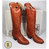 Image 1 : NEW MADE IN CALGARY COWBOY BOOTS SIZE: 4.5