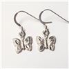 SILVER BUTTERFLY EARRINGS