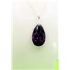 16)  ROYAL PURPLE TITANIUM CRYSTAL TEAR DROP