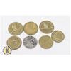 Image 1 : LOT OF NEW ZEALAND AND AUSTRALIAN DOLLAR COINS