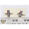 Image 1 : VINTAGE FORD MUSTANG CUFFLINKS